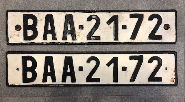 Stará Bratislava, Spz cssr, auto so značkou BAA-21-72