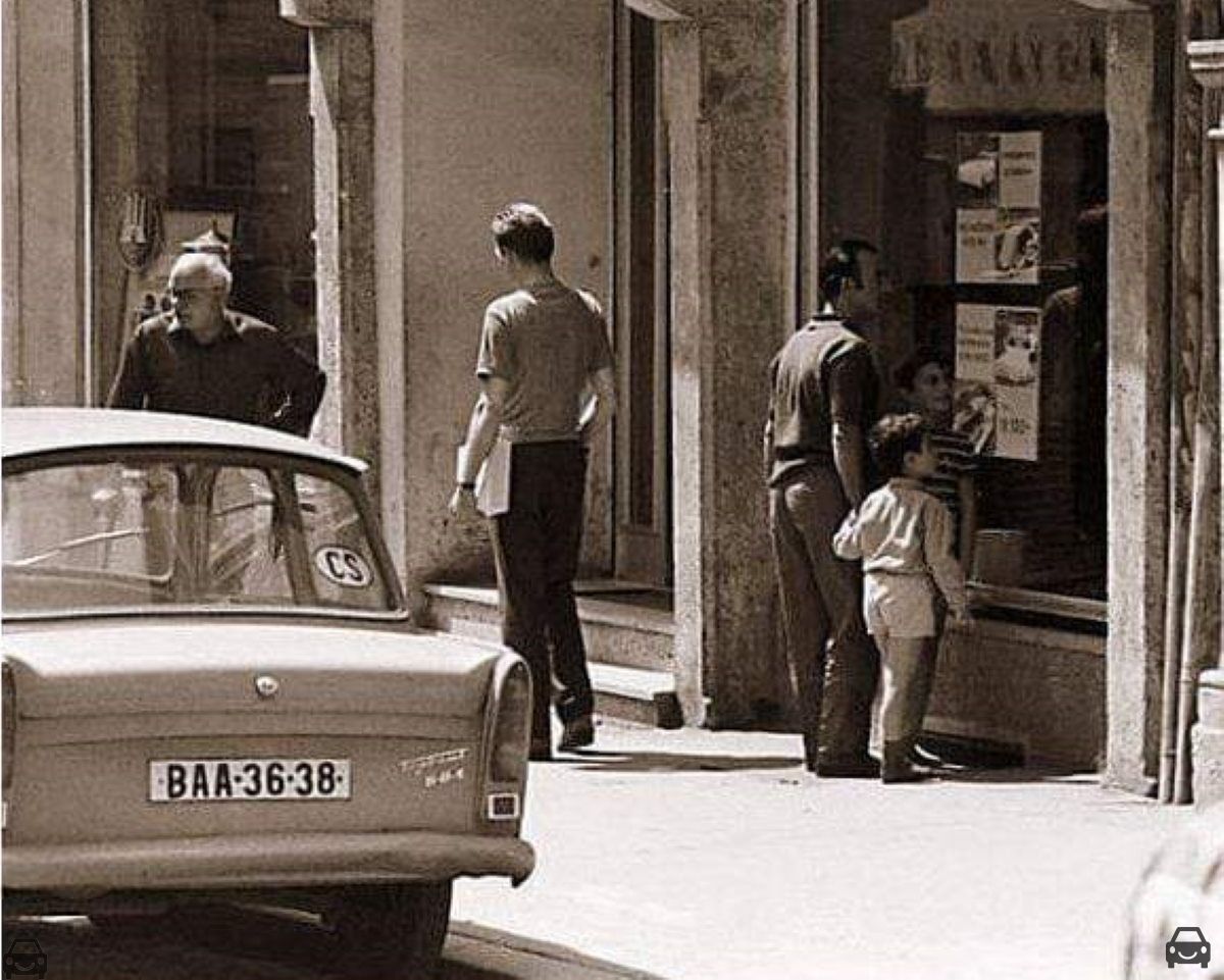 Stará Bratislava, Trabant601, auto so značkou BAA-36-38