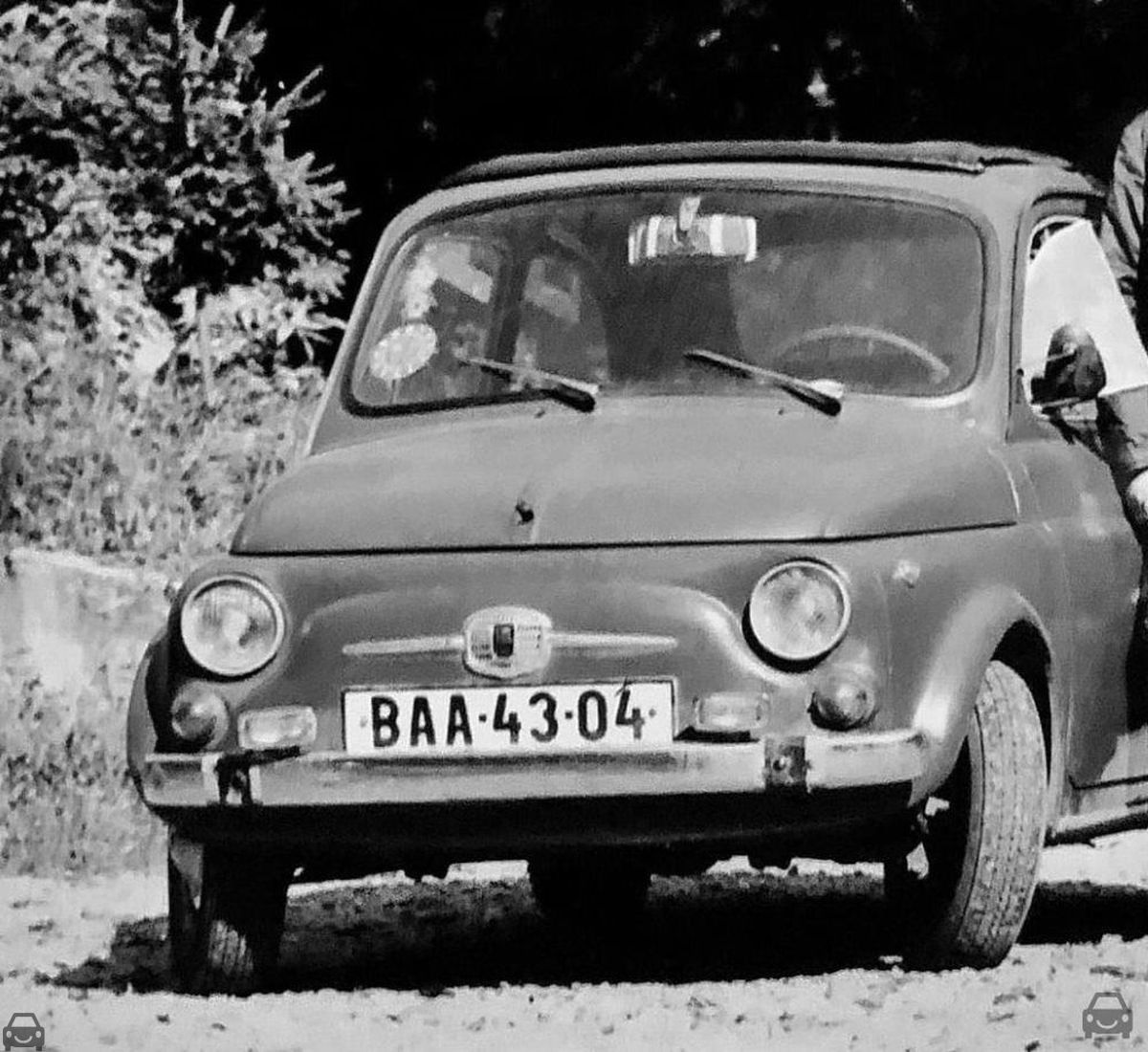 Stará Bratislava, Fiat500, auto so značkou BAA-43-04