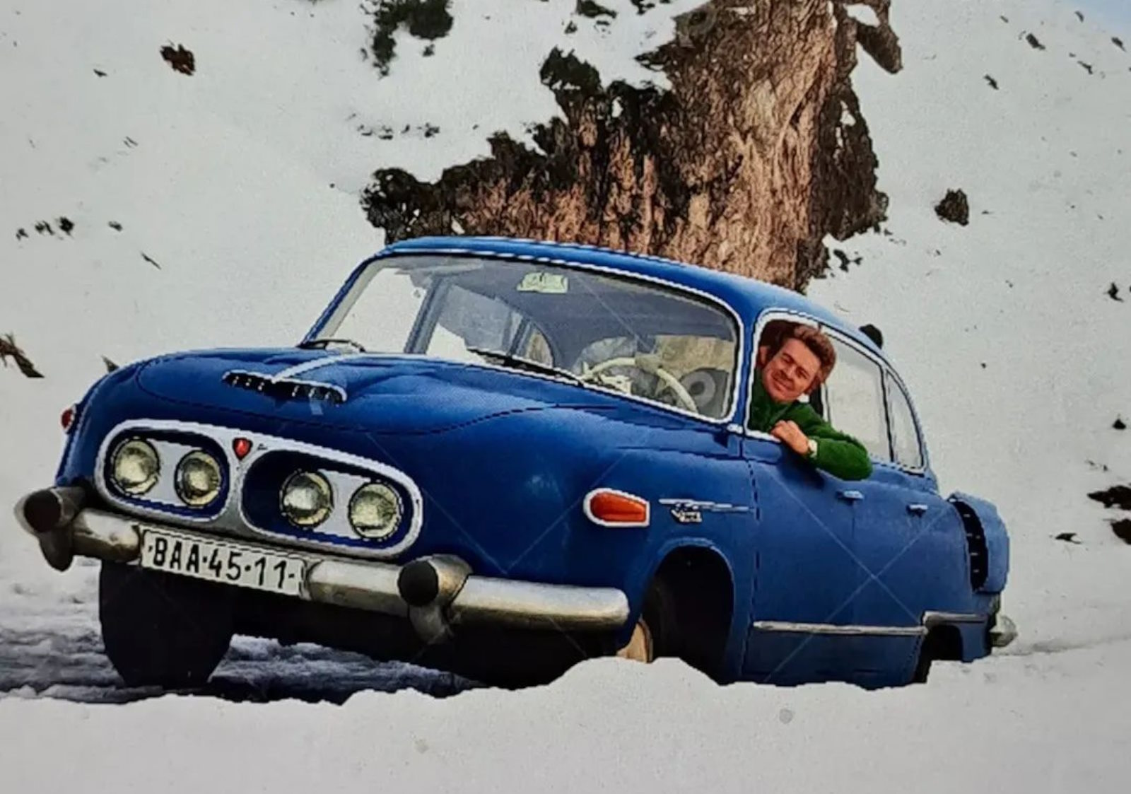 Stará Bratislava, Tatra 603 tatry test, auto so značkou BAA-45-11