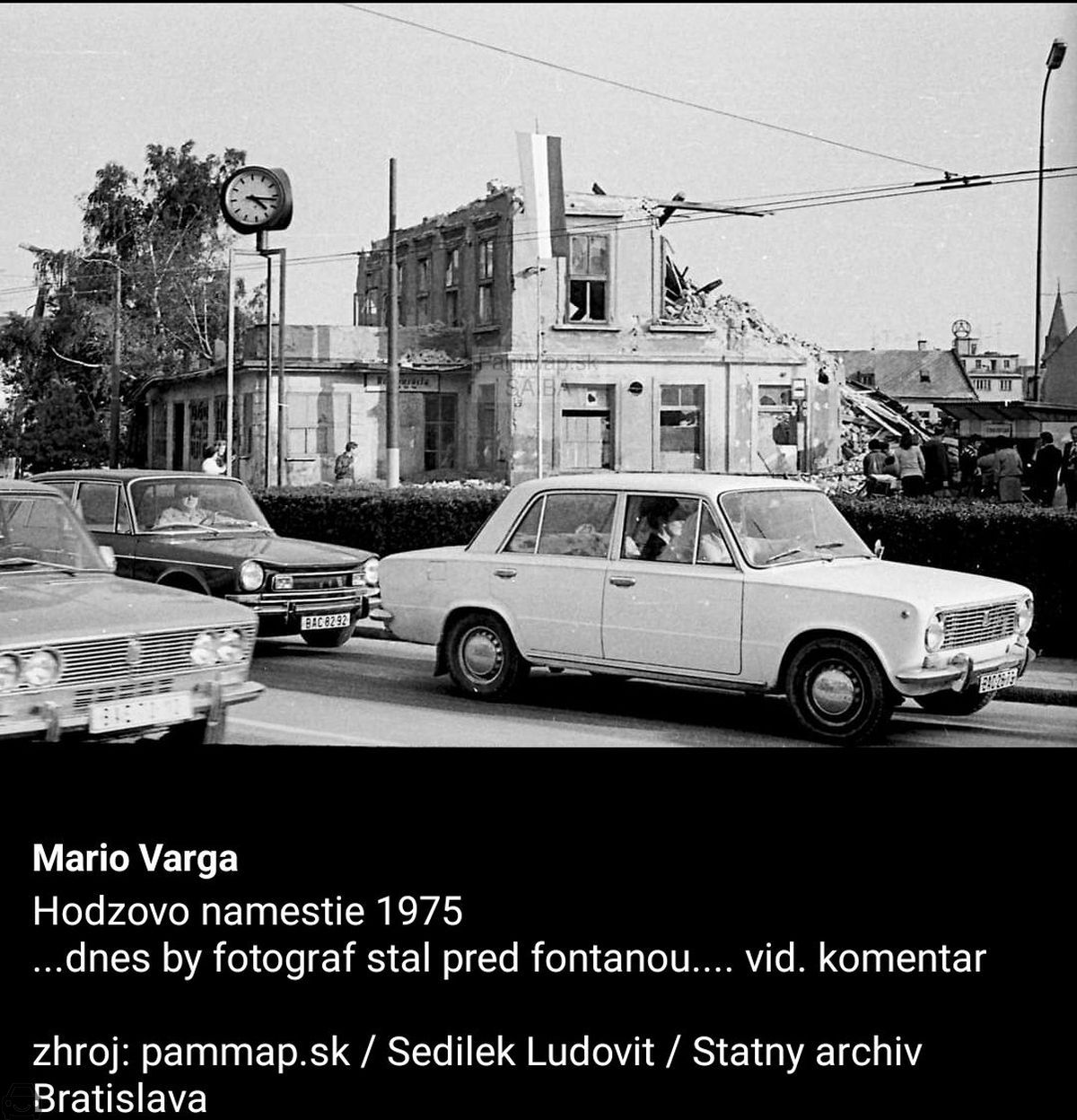 Stará Bratislava, Simca hodzovo, auto so značkou BAC-82-92