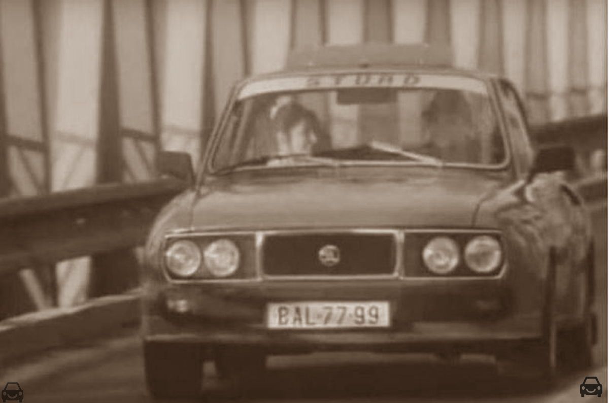 Stará Bratislava, Skoda 110r, auto so značkou BAL-77-99
