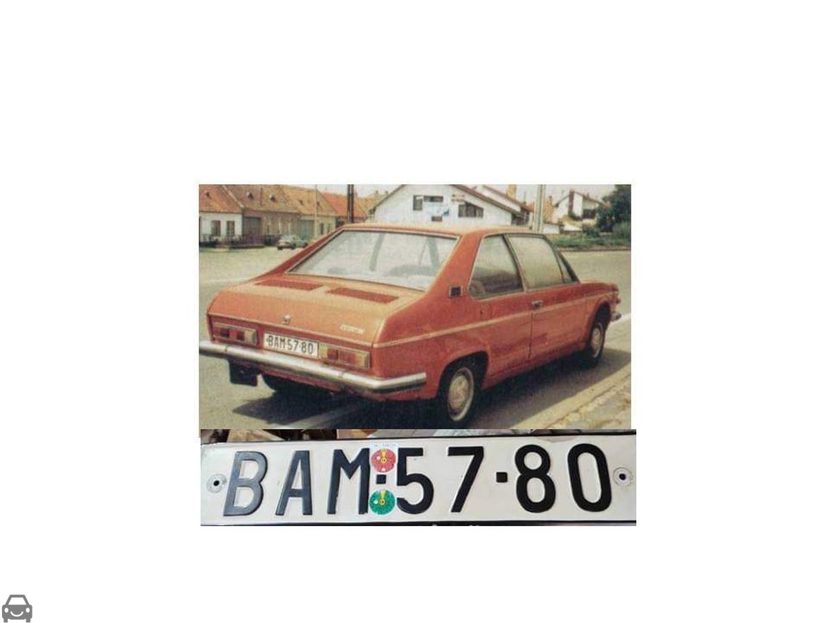 Stará Bratislava, Tatra 613 coupe, auto so značkou BAM-57-80
