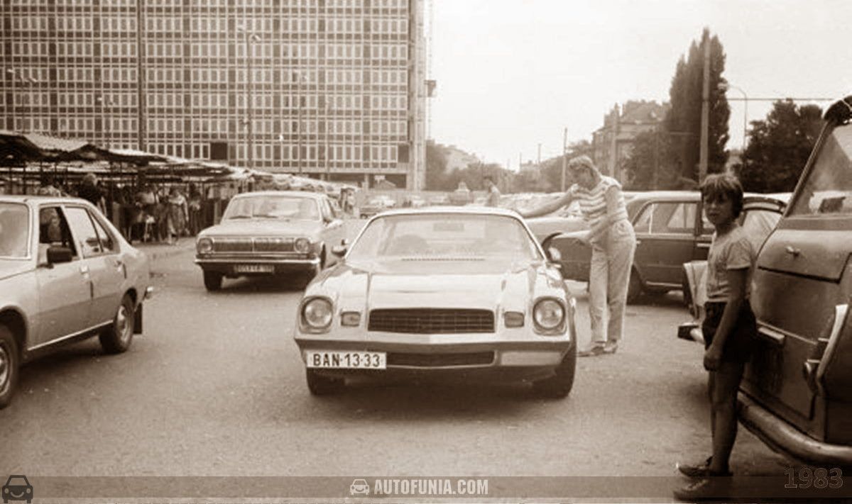 Stará Bratislava, Chevrolet camaro, auto so značkou BAN-13-33
